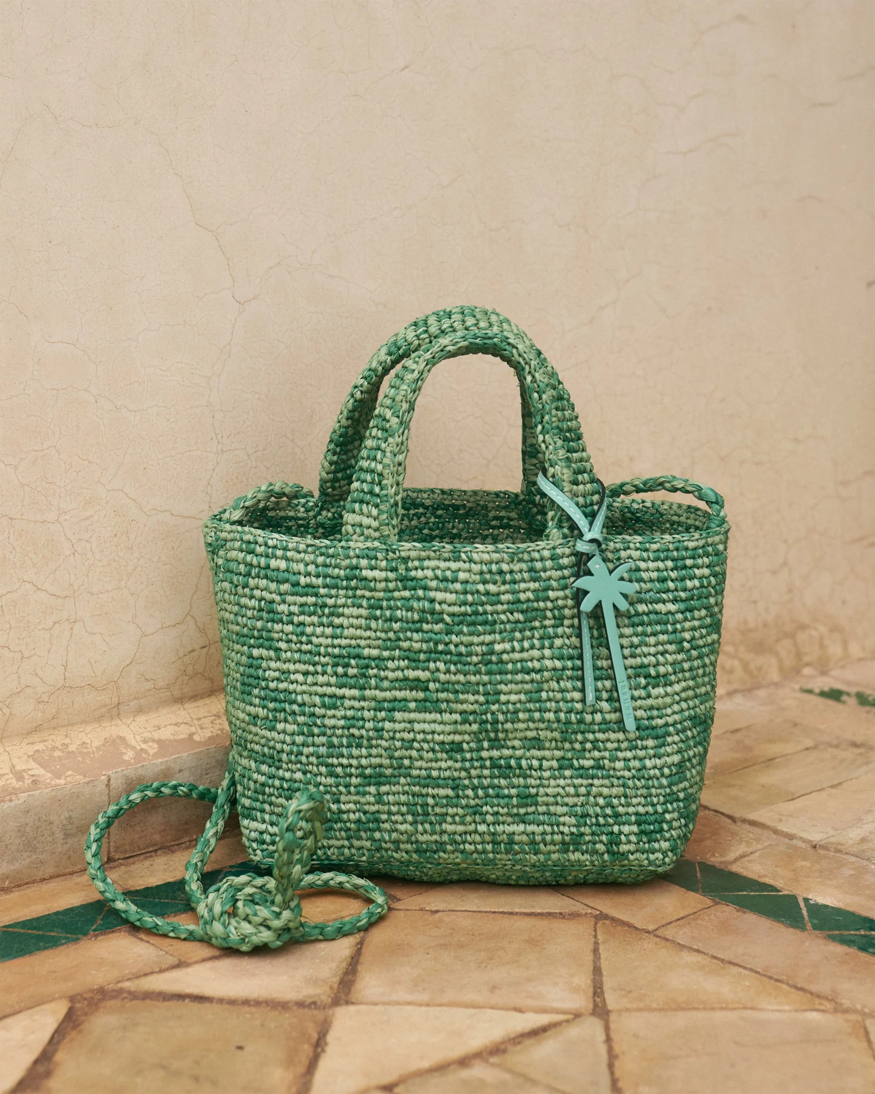 Borsa Sunset Mini in Rafia