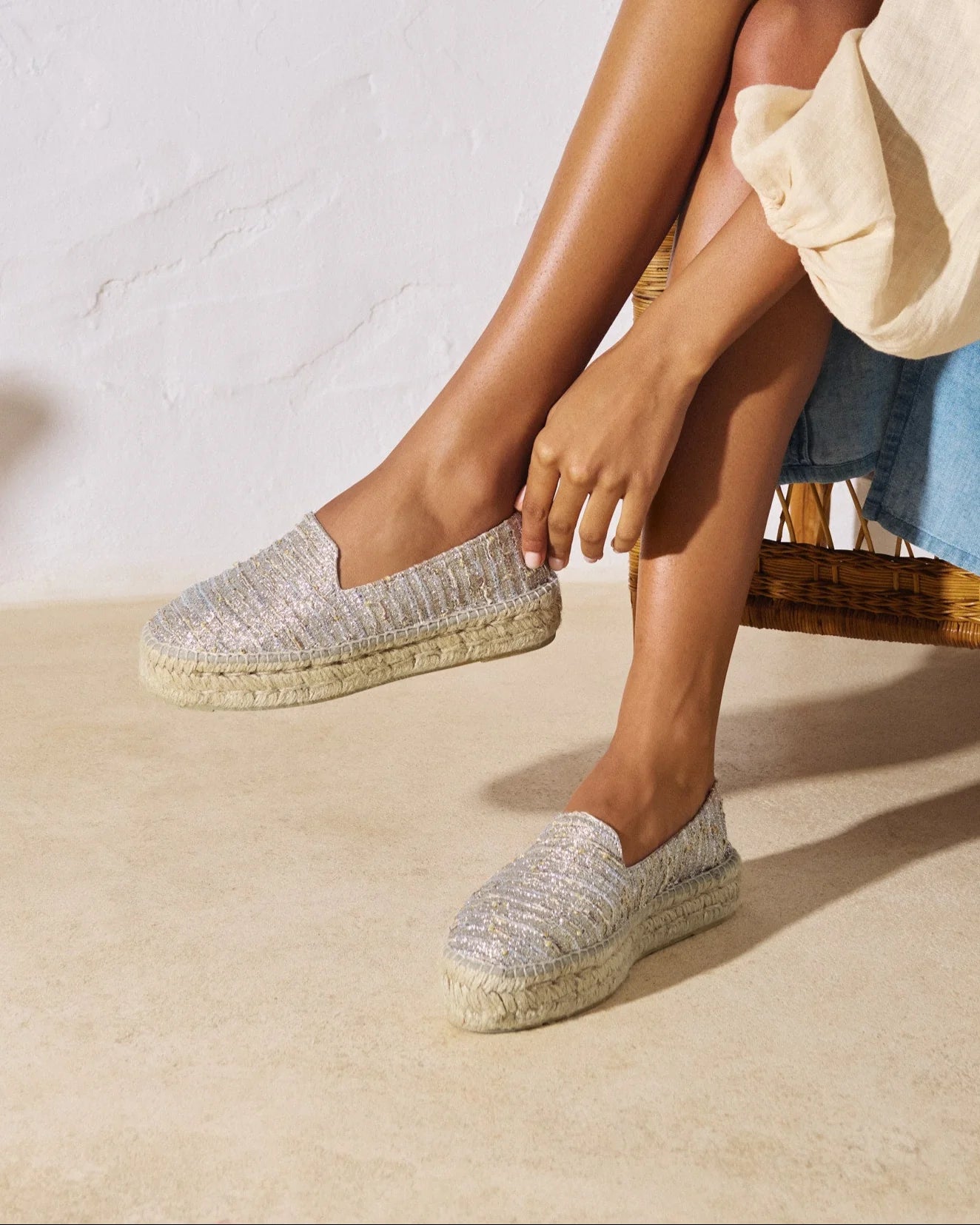 Espadrillas Lurex Monaco