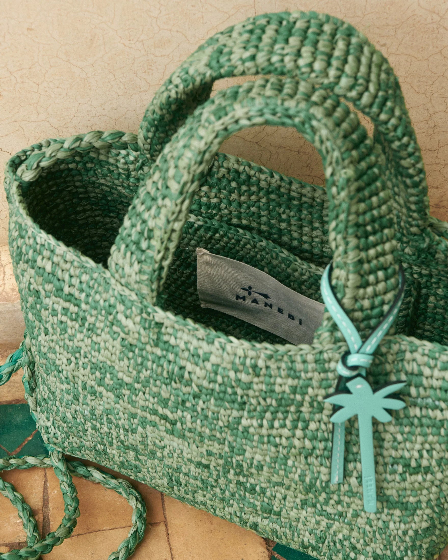 Borsa Sunset Mini in Rafia