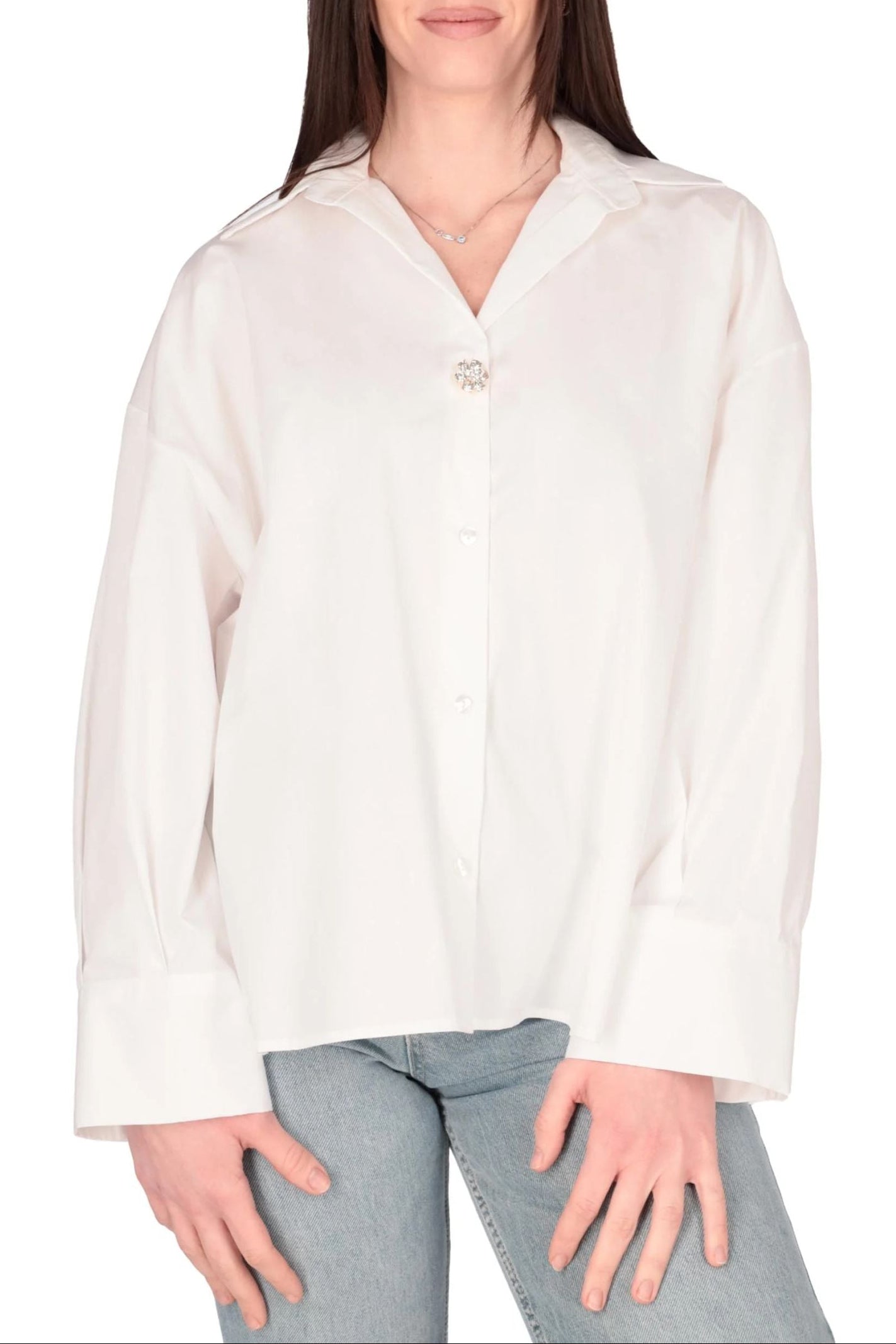CAMICIA OVER POPELINE