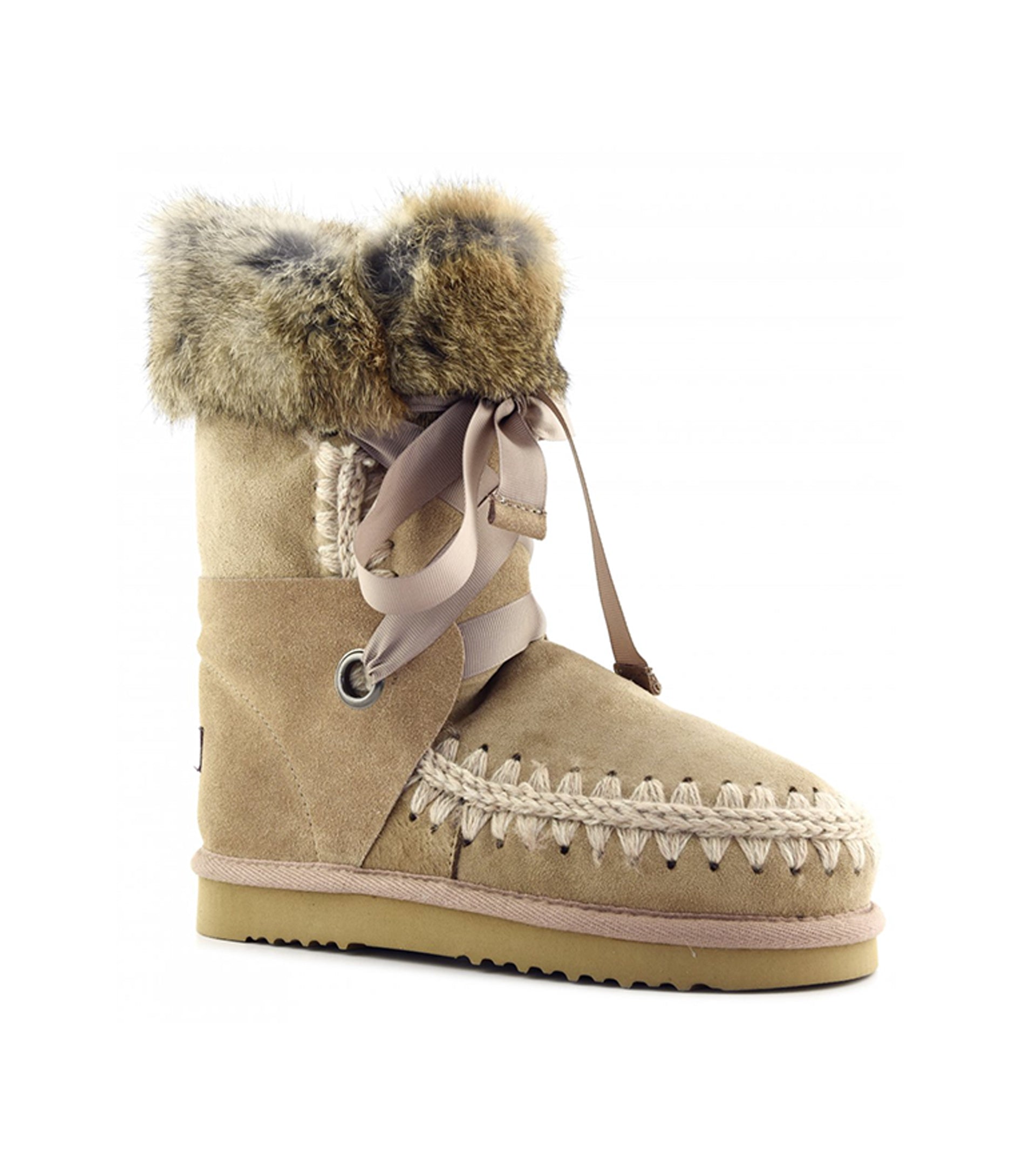 ESKIMO LACE AND FUR CAMEL