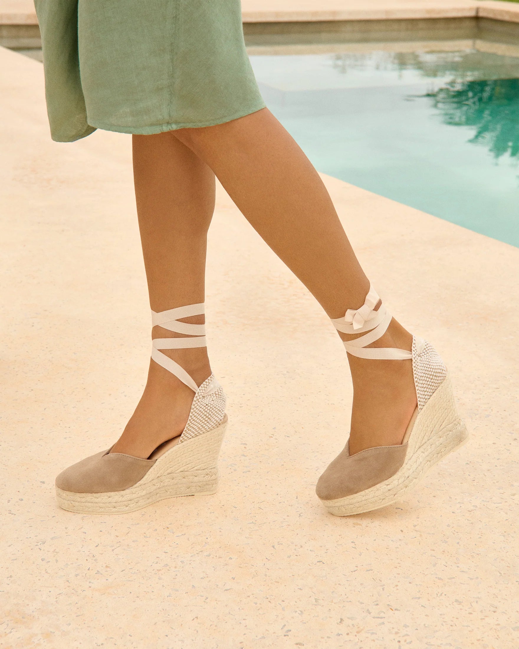 Espadrillas con zeppa cuore Hamptons